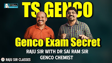 TS GENCO | Genco Exam Secret | Dr Sairam Sir | Raju Sir Classes