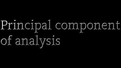 Principal Component Analysis ( Part 1 )