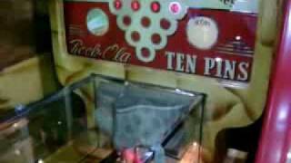 Rockola Ten Pins, Evans Ten Strike Manikin Bowling Game