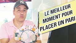 Quel est le MEILLEUR MOMENT pour PLACER un PARI FOOT?