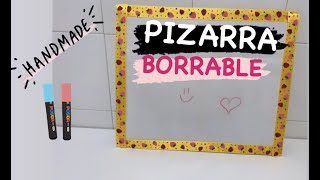 Cómo hacer una PIZARRA BORRABLE - 1,2,3... a CREAR! - Manualidades