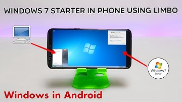How to Run Windows 7 Starter in Android smartphone using Limbo PC Software | Windows in Android 2025