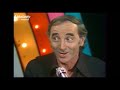 Charles aznavour et georges brassens  anciennes chansons franaises 1976