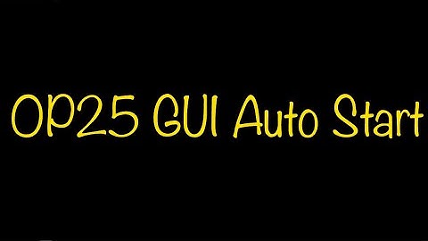 OP25 Auto Start Dashboard GUI On Boot Using A Raspberry Pi