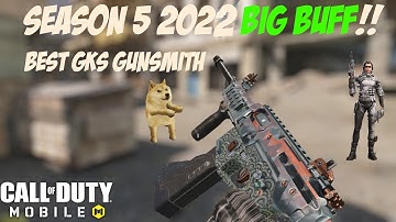 BEST codm gks gunsmith season 5 2022 _ new Big BUFF!!