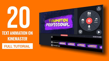 text animation effect in kinemaster | kinemaster text tutorial | part- 1