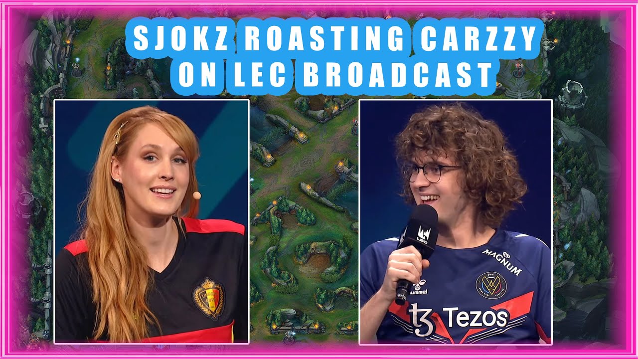 Sjokz ROASTING CARZZY on LEC Broadcast 👀