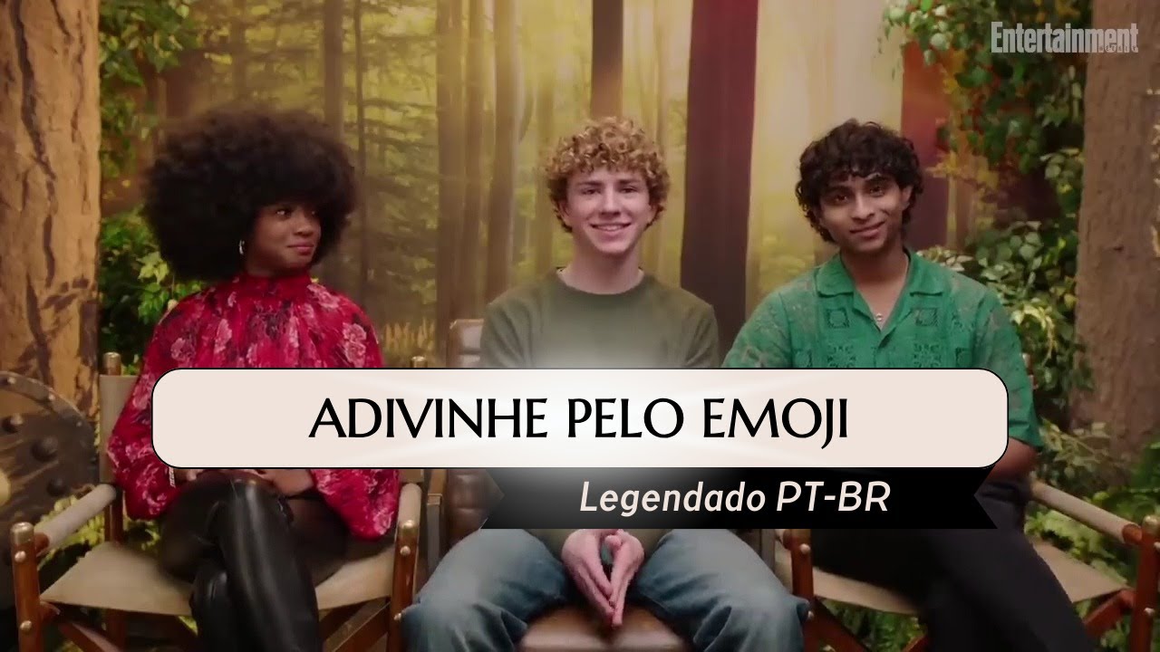 Elenco de Percy Jackson | Adivinhe o filme ou série pelo emoji [Legenda PT-BR]