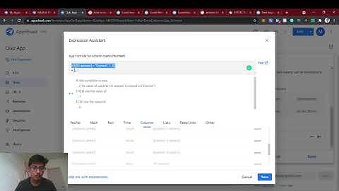 How to create Quiz App in Appsheet | Part 2 | Freelancing | Upwork | Fiverr | Appsheet Expression