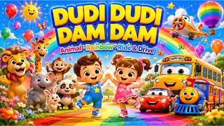 Download lagu Dudi Dudi Dam Dam | Animal Party   Rainbow Party   Ride & Drive | Fun Kids Songs & Nursery Rhymes