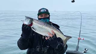 Salmon fishing in Monterey Bay 