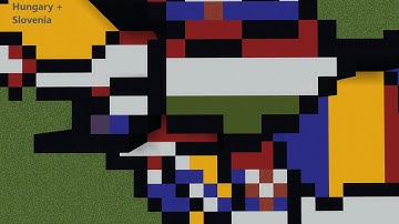 How To Build Small Scale Earth In Minecraft Part 2 Hungary And Slovenia