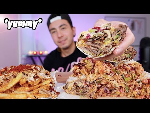 beef-shawarma-+-chicken-shawarma-+-falafel-|-middle-eastern-mukbang