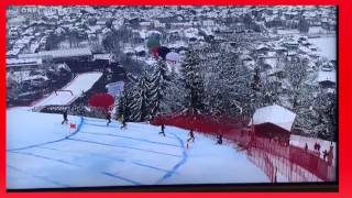Horror Sturz AKSEL LUND SVINDAL Kitzbühel 2016