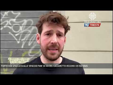 FURTO CON SPACCATA ALLO 'SPACCIO PANI' DI VIA DEL LAZZARETTO VECCHIO | 01/03/2025