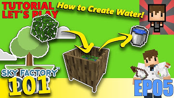 SKYFACTORY ONE 101 - EP05 HOW TO GET INFINITE WATER - TUTORIAL