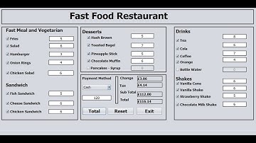 How to Create a Fast Food Restaurant Systems in Java NetBeans - Tutorial 3 of 3