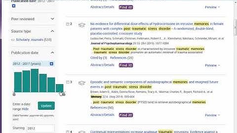 PsycINFO tutorial (finding empirical research articles)