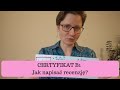 CERTYFIKAT B1: Jak napisać recenzję?