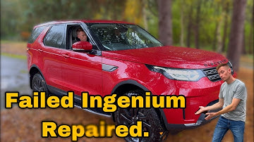 Land Rover Engine BLOWN to Bits…….  Disco 5 Ingenium Engine Failure - Repaired with Warranty