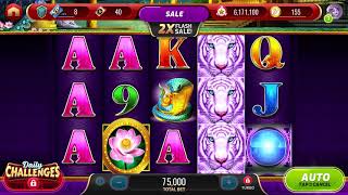 My Konami Slots Walkthrough Gameplay Lotus Land iOS screenshot 5
