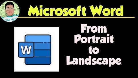 How to Change Page Orientation in Microsoft Word | Portrait to Landscape Tutorial (Quick & Easy!)