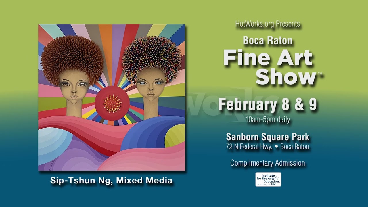 Boca Raton Fine Art Show - February 8 & 9 - Sanborn Square Park - Florida
