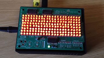 LED Matrix shield. Demo 1