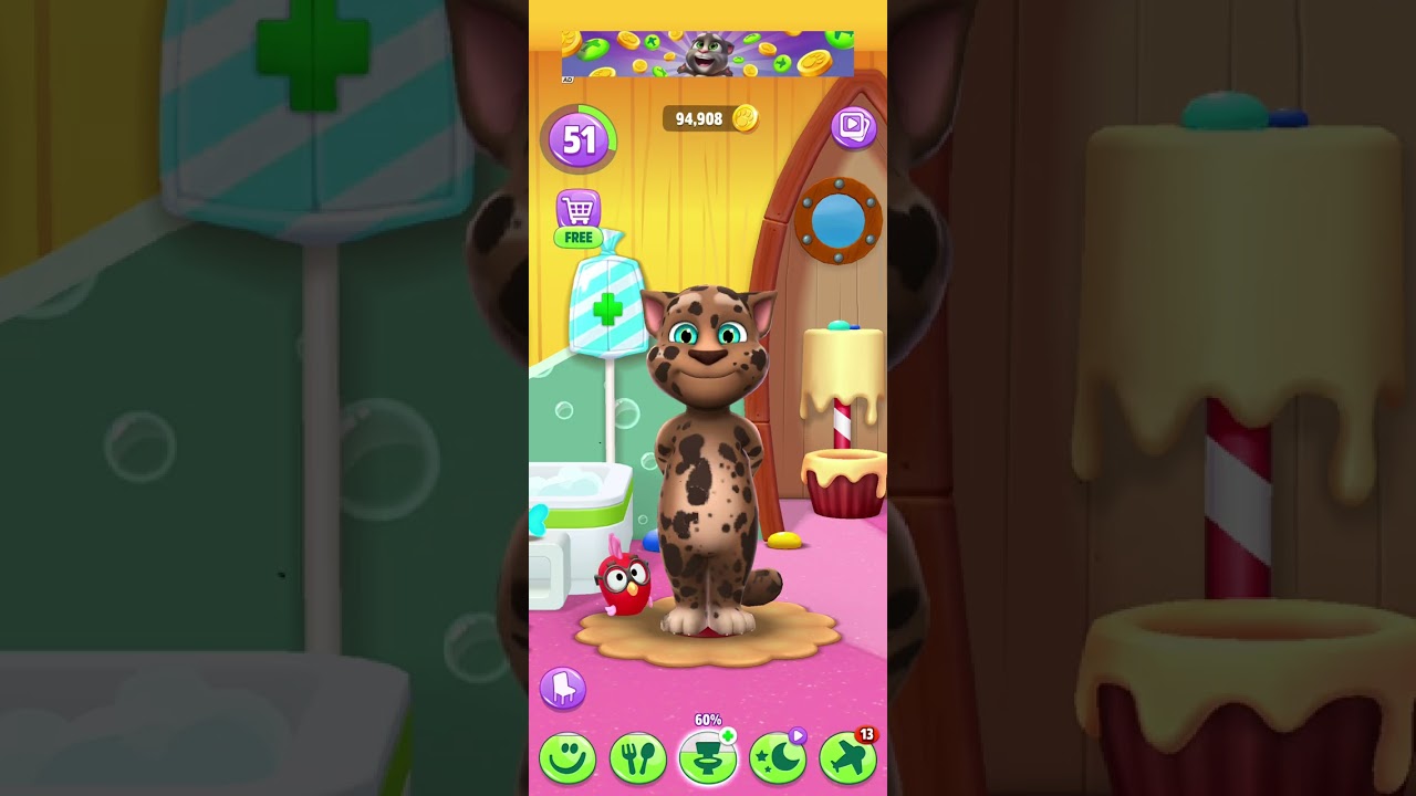 talking tom#viral#snake clash#viral #funny #