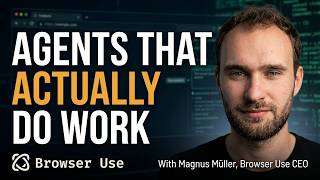 Why Most AI Agents Still Can't Use a Browser Like You  | Magnus Müller, CEO @Browser Use screenshot 5