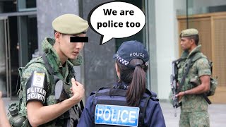 Singapore Police but in the Military