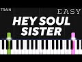 Train - Hey Soul Sister | EASY Piano Tutorial