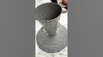 Flow Concrete of SCC #construction #concrete #civilengineering #concreteworks #mixing #casting