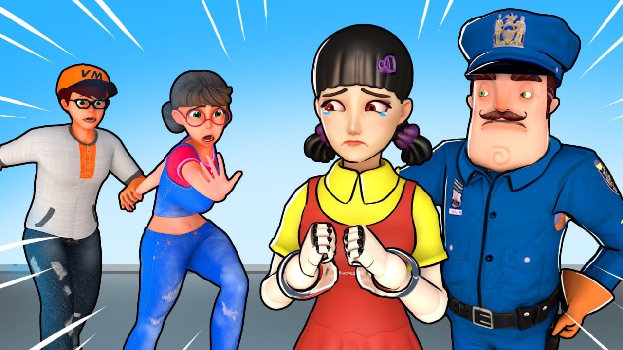 Scary Teacher 3D vs Squid Game | Spoiled Teenager: Adopted Squid Doll Late Regrets | VMAni Funny