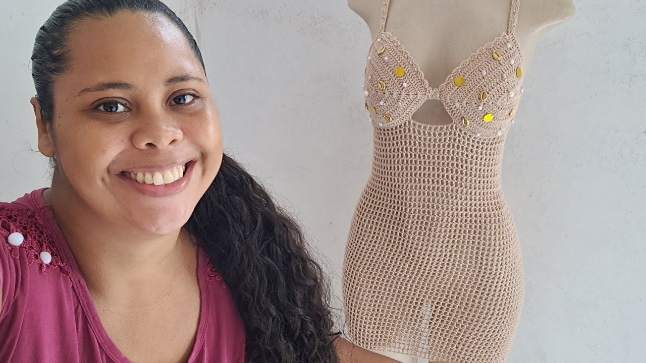 Vestido saída de praia super econômico M