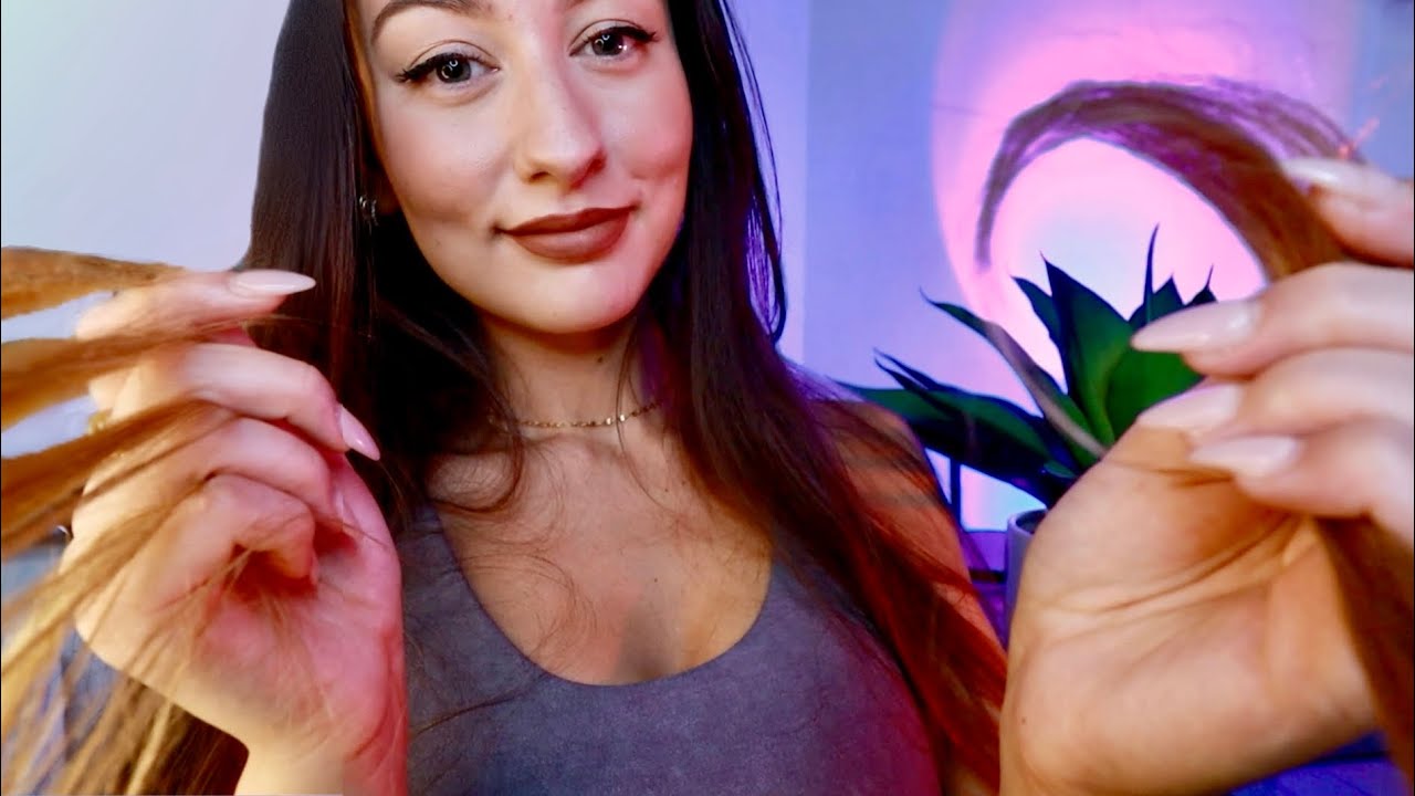 ASMR Playing With Your Hair Until You Sleep 😴 Hair Play, Hair Brushing & Scalp Massage for Sleep