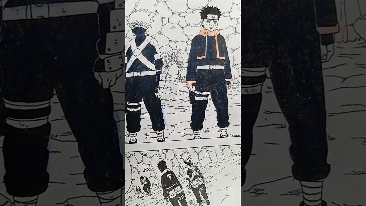 colouring my manga part 7 l The two lengends in kakashi chronicles #anime #naruto #zeenaagatsuma...