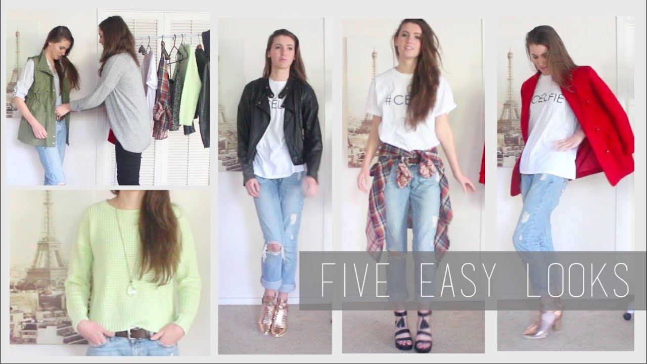 How To Wear Boyfriend Jeans Style Lookbook Youtube