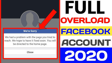 How To Make Full Overload Facebook Account 2020 || Facebook I