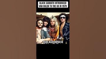 Van Halen Opened for Black Sabbath in 1978 #heavymetalmusic #metalnews #classicmetal
