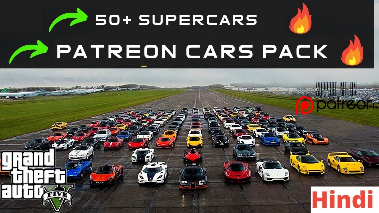 How to Download + Install Patreon Cars Pack GTA 5 Easy step by step Tutorial 50+ Patreon