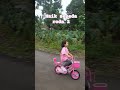 NAFLA NAIK SEPEDA RODA 2 #short #sepeda #bermain