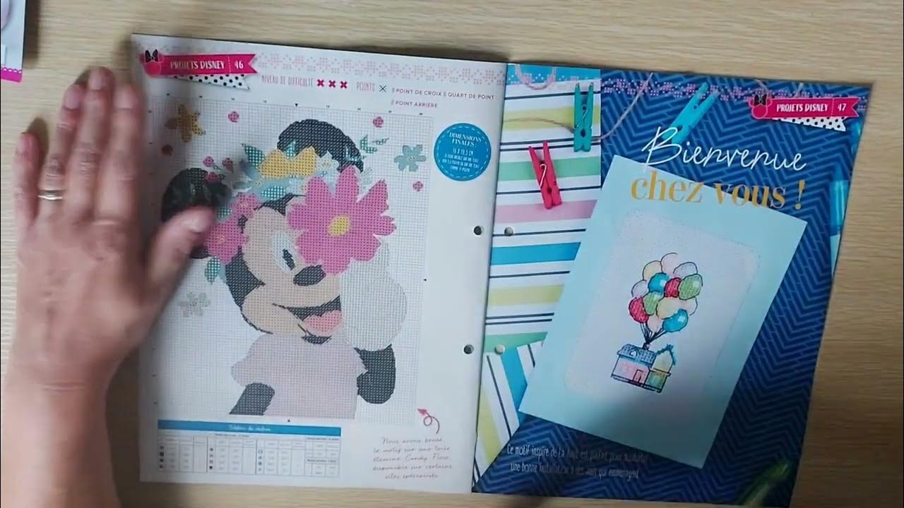 Unboxing Disney point de croix de chez Hachette collection n°24 à 27
