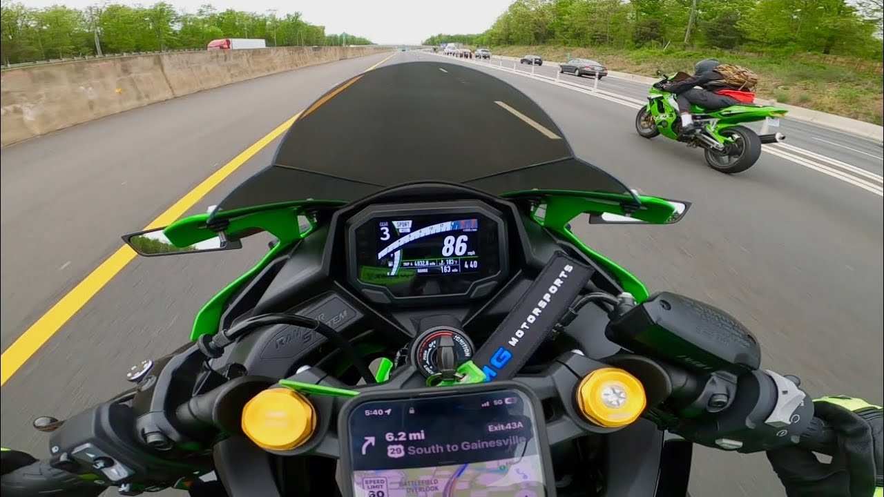 CAN MY TUNED NINJA ZX4RR BEAT A 20 YEAR OLD RARE ZX9R!!? YOU'D BE