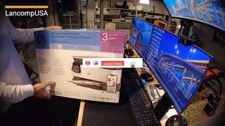 How to unbox, setup and configure HP 8135e printer