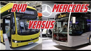 BYD Versus Mercedes: as diferenças dos autocarros elétricos!  #bus #byd #mercedes #electric