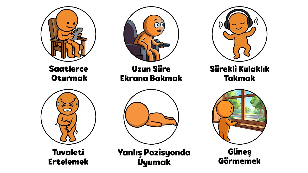 Fark Etmeden Vücuduna Zarar Verdiğin 6 Sinsi Alışkanlık!