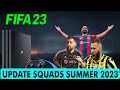 PS4 FIFA 2023 Update Squads July Summer 2023