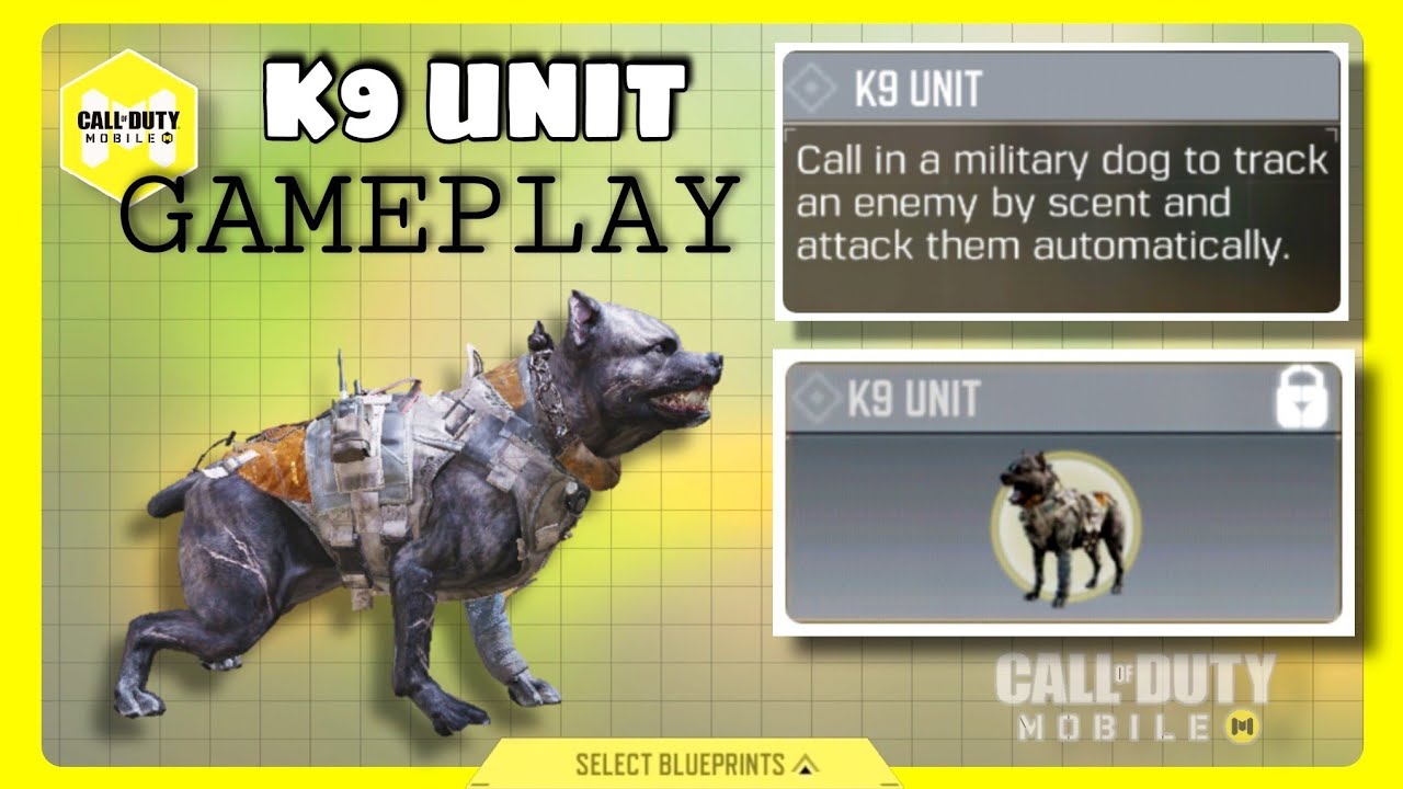 K9 UNIT gameplay NEW OPERATOR SKILL COD Mobile Call of Duty