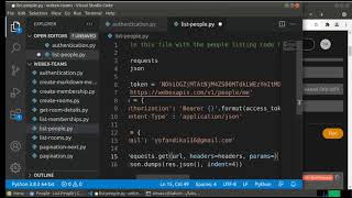 8.6.7 Lab - Construct a Python Script to Manage Webex Teams Wealth